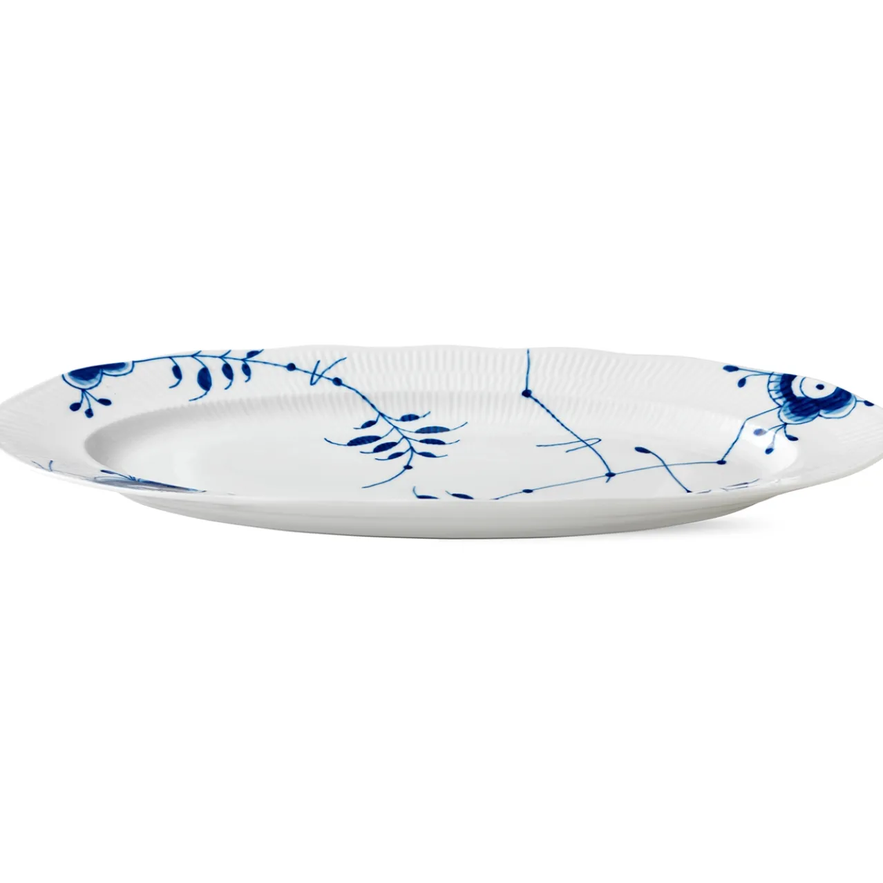 Blue Fluted Mega Dish, 60 cm