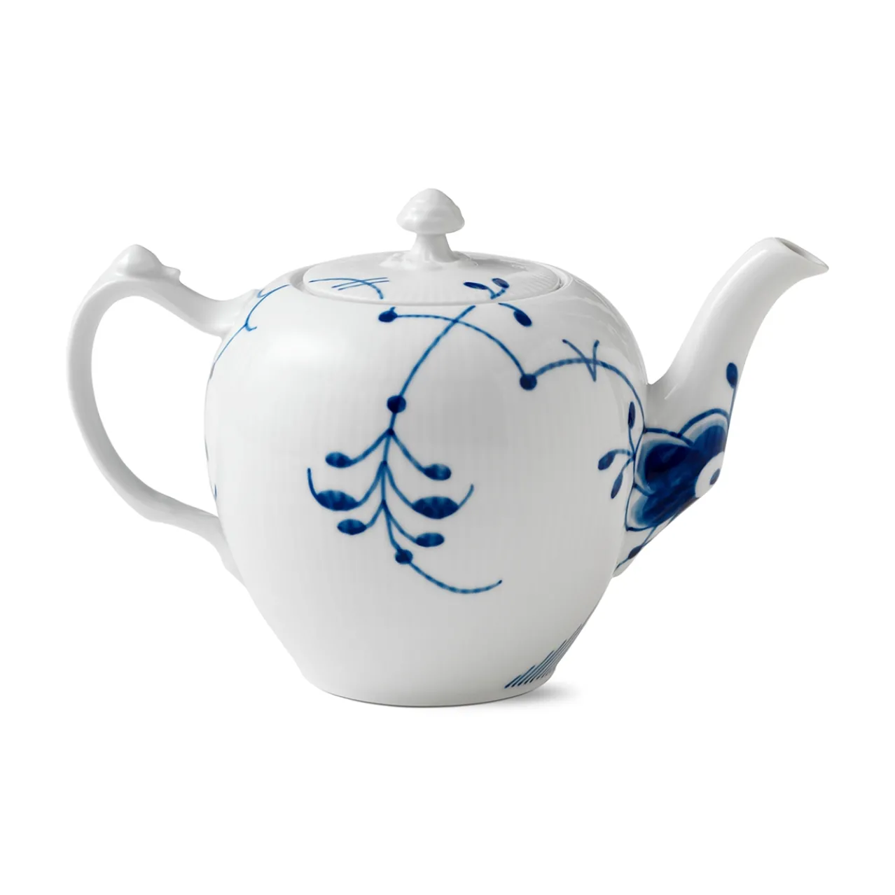 Blue Fluted Mega Teapot, 100 cl