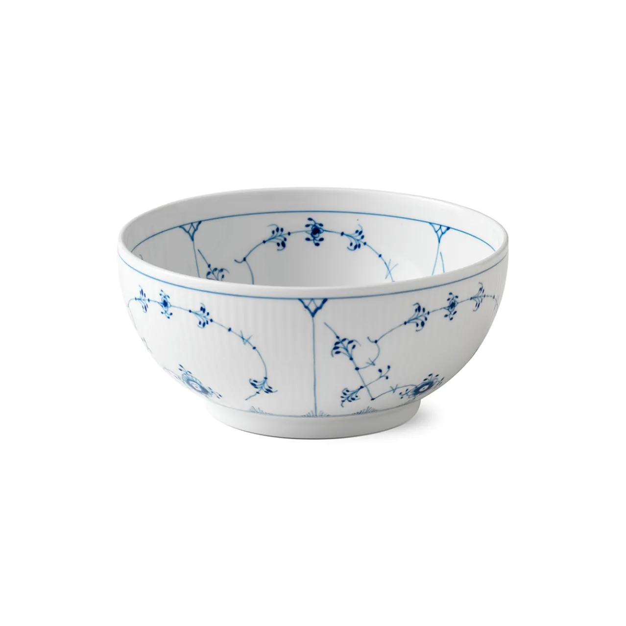 Blue Fluted Plain Bowl, 180 cl