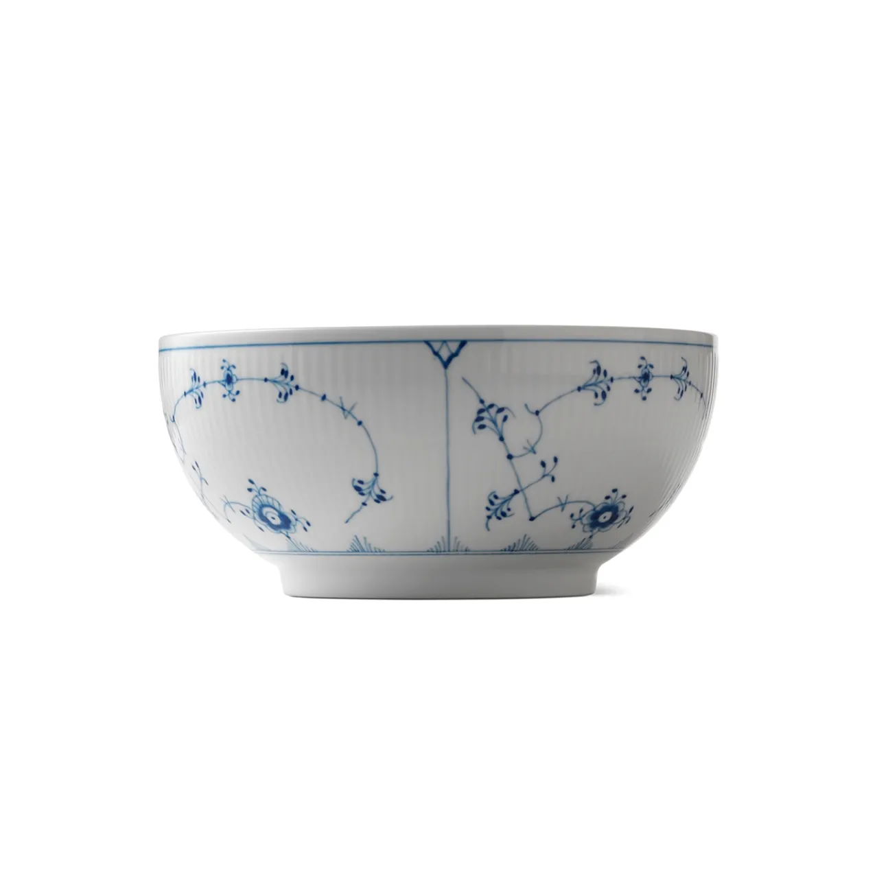 Blue Fluted Plain Bowl, 180 cl