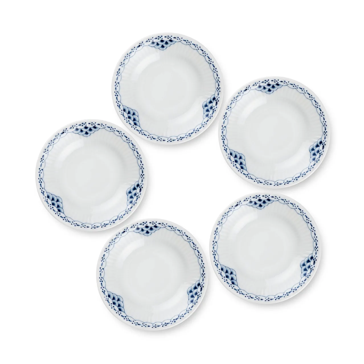 Princess Plate, 11 cm, 5 pcs