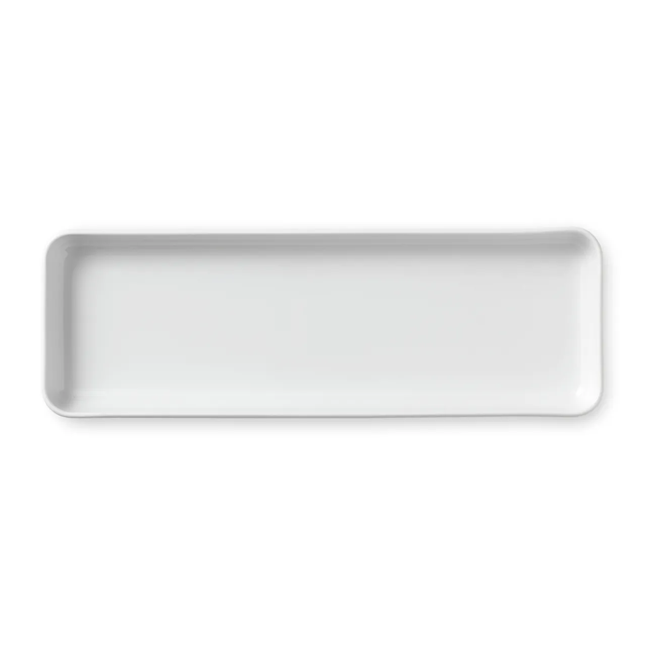 White Fluted Dish, 36 cm
